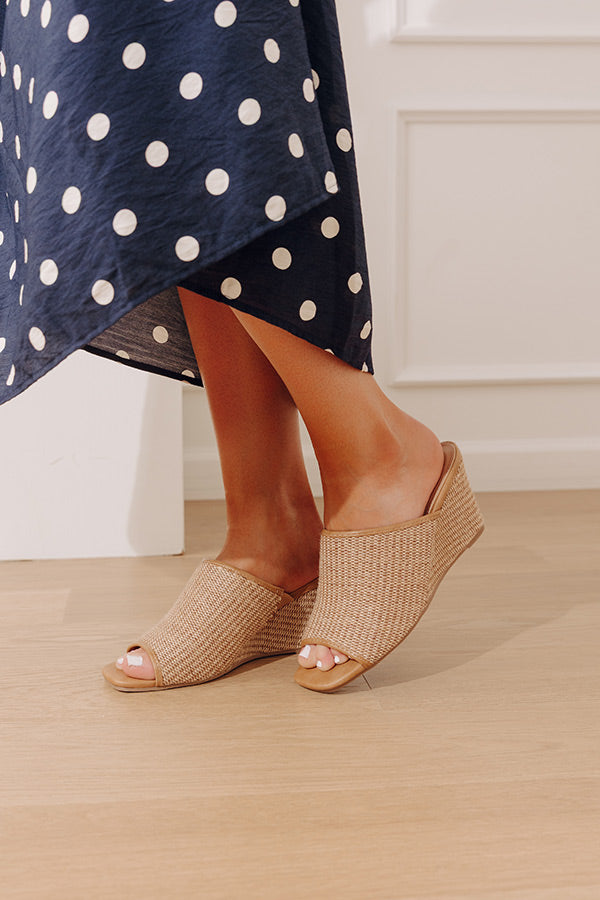 Kiss Me Jute Woven Wedge