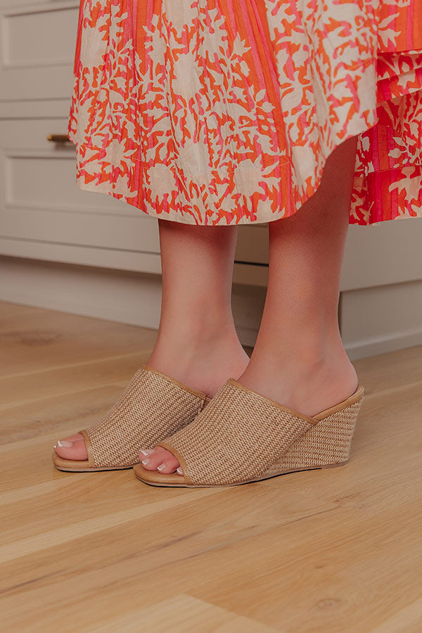 Kiss Me Jute Woven Wedge Image - 1