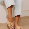Passport Raffia Woven Sandals Image - 1