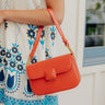 Sweet On You Faux Leather Purse in Dark Tangerine Image - 1