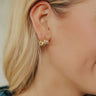 Uptown Charm 2-Tone Hoop Earrings Image - 1