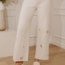 The Daisy High Waist Embroidered Wide Leg Jean Image - 1