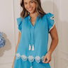 Coastal Views Embroidered Top Image - 1