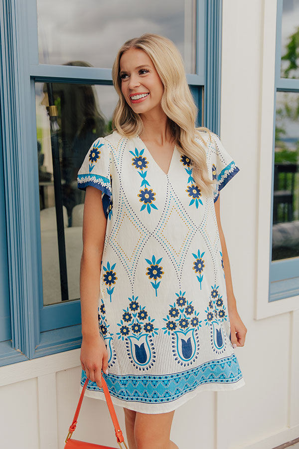 Storybook Garden Floral Mini Dress Image - 2