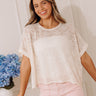 Delicate Muse Lace Top in Cream Image - 1