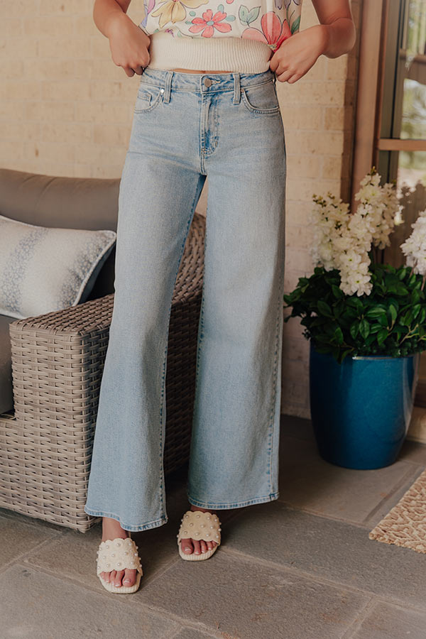 JUST USA Sydney Midrise Wide Leg Jean Image - 1