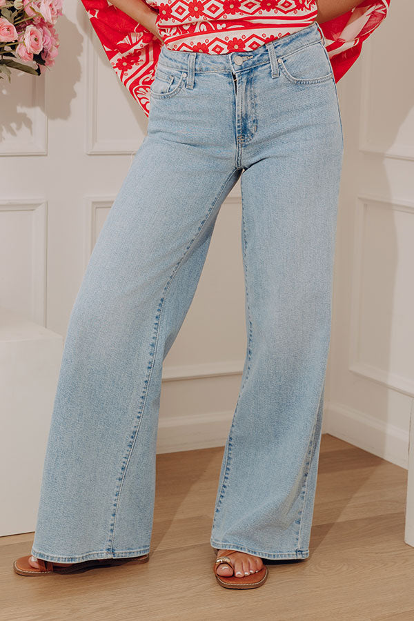 JUST USA Sydney Midrise Wide Leg Jean