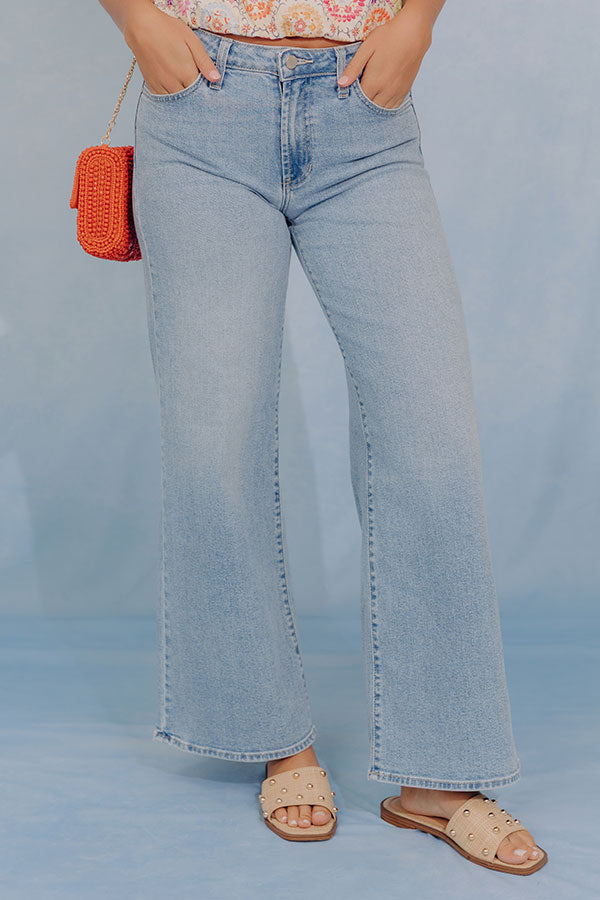 JUST USA Sydney Midrise Wide Leg Jean