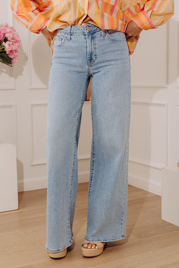 JUST USA Sydney Midrise Wide Leg Jean Image - 1