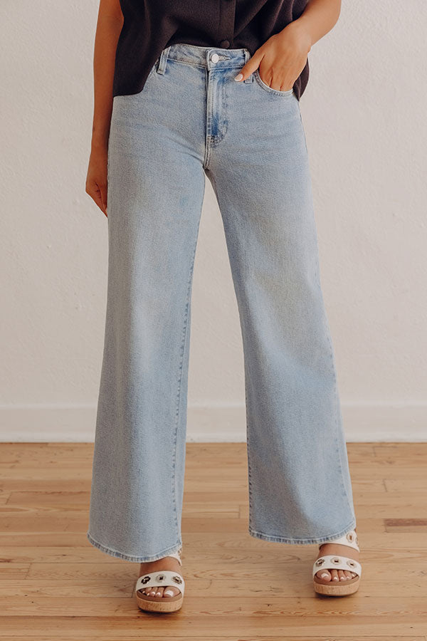 JUST USA Sydney Midrise Wide Leg Jean