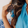 Sunny Views Oval Sunnies in Black Image - 1