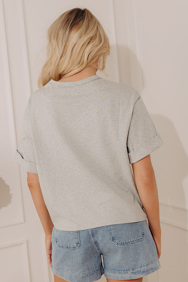 Daily Staple Heathered Tee Image - 4