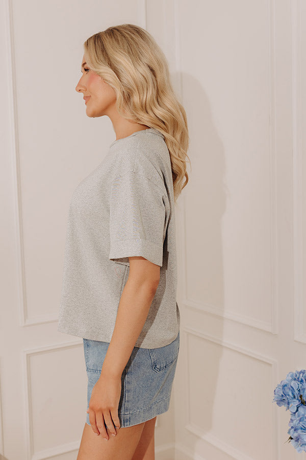 Daily Staple Heathered Tee Image - 3