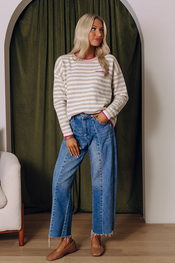 JUST USA Hunter Midrise Barrel Leg Jean Image - 1