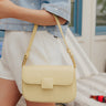 Sweet On You Faux Leather Purse in Light Yellow Image - 1