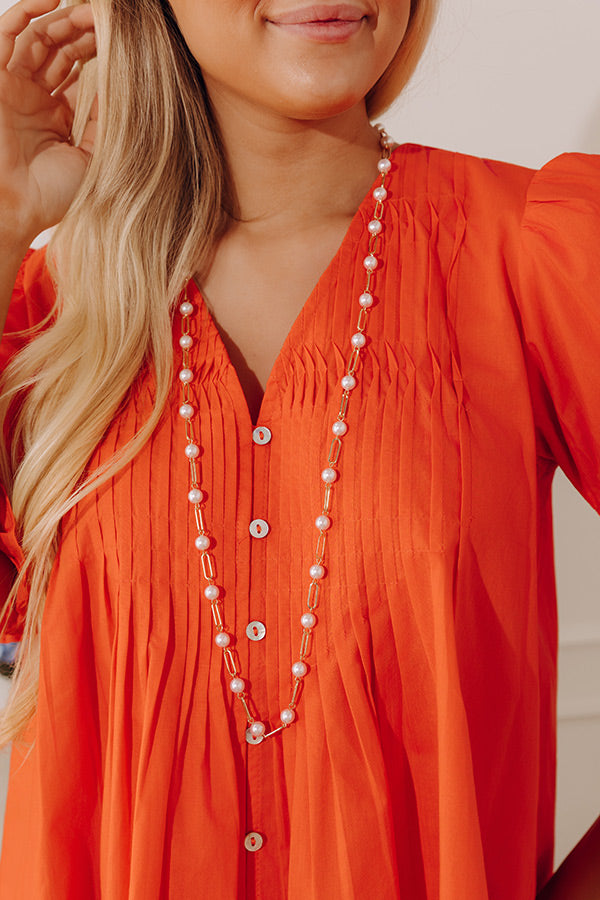 Darling Day Pearl Necklace