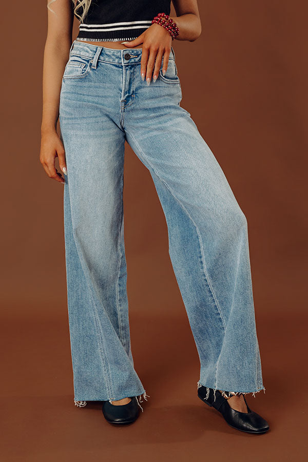 Hidden Jeans Adelaide Midrise Wide Leg Jean Image - 2