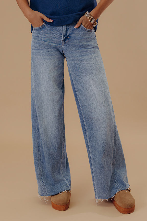 Hidden Jeans Adelaide Midrise Wide Leg Jean Image - 2
