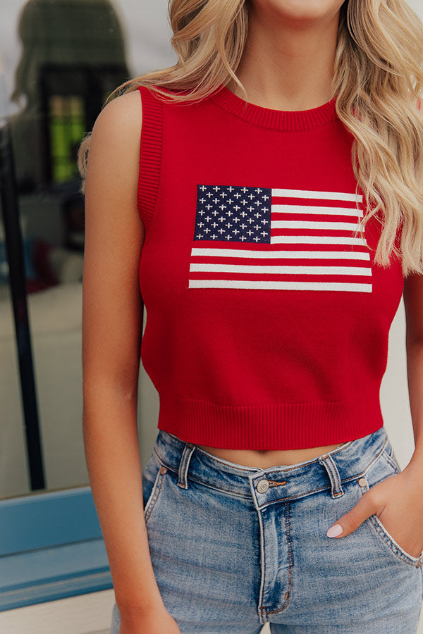 Fireworks and Freedom Knit Top Image - 2