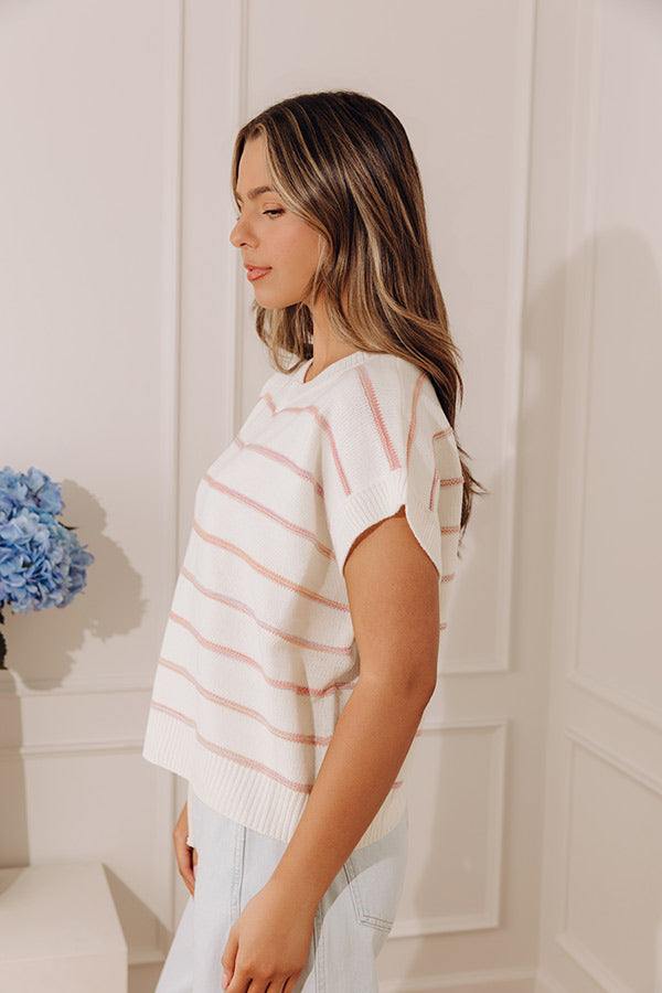 Country Club Chic Stripe Knit Top Image - 3
