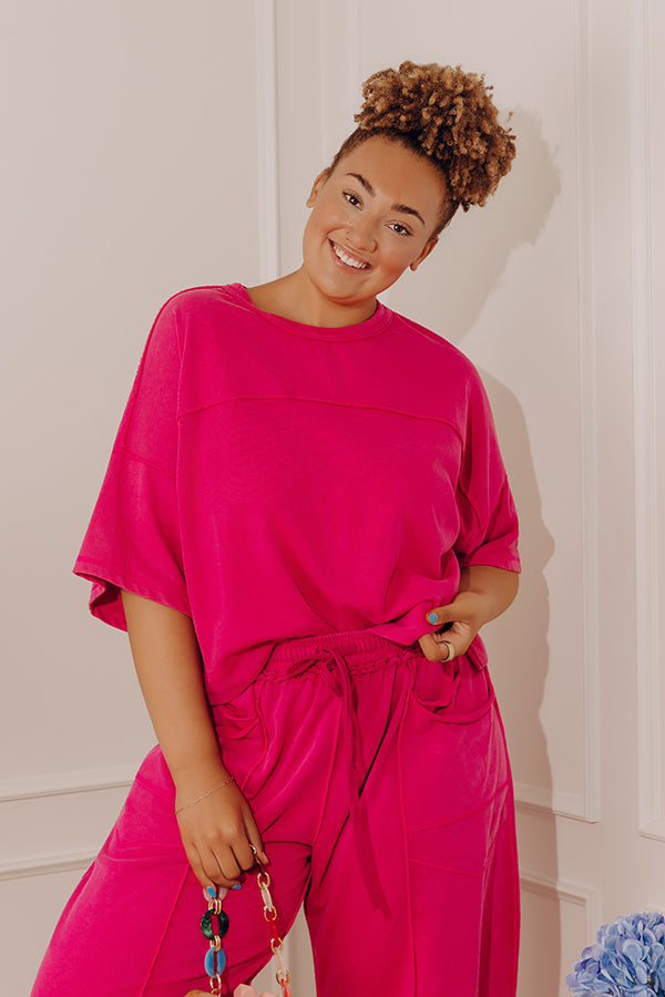 Soft Reset Oversized Crop Tee Curves