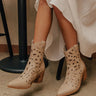 The Libby Faux Leather Cut-Out Boot Image - 1