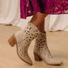 The Libby Faux Leather Cut-Out Boot Image - 1