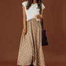 Madison Brunch Two Piece Midi Dress in Mocha Image - 1