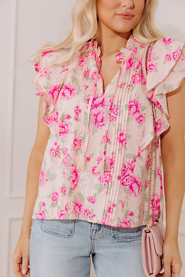 Sweet Romance Floral Top Image - 5