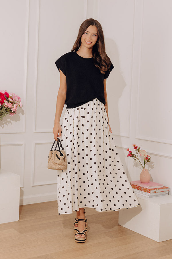 Madison Brunch Two Piece Midi Dress in Cream Image - 1