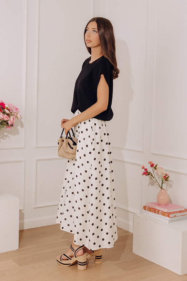 Madison Brunch Two Piece Midi Dress in Cream Image - 2