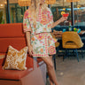 Santorini Brunch High Waist Floral Skort Image - 1