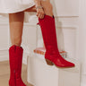 The Dixie Faux Leather Cowboy Boot Image - 1