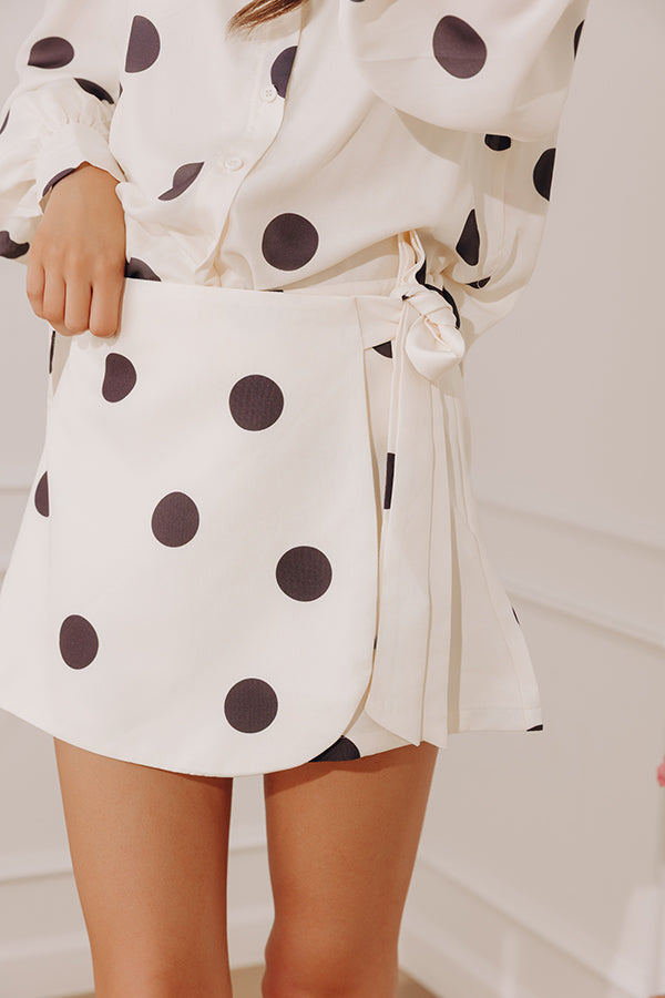Darling Dots High Waist Skort Image - 2
