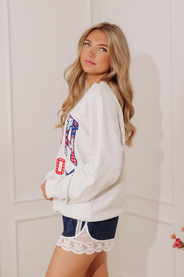 Heartland USA Embroidered Sweatshirt Image - 3