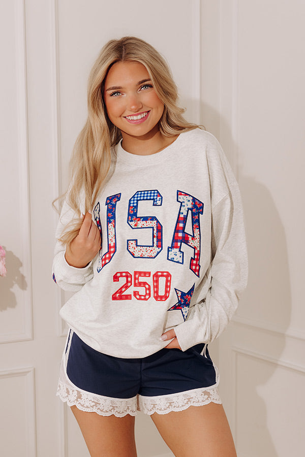 Heartland USA Embroidered Sweatshirt