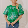 Mediterranean Mood Floral Embroidered Top Image - 1