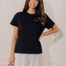 Effortless Muse Tee in Black Image - 1
