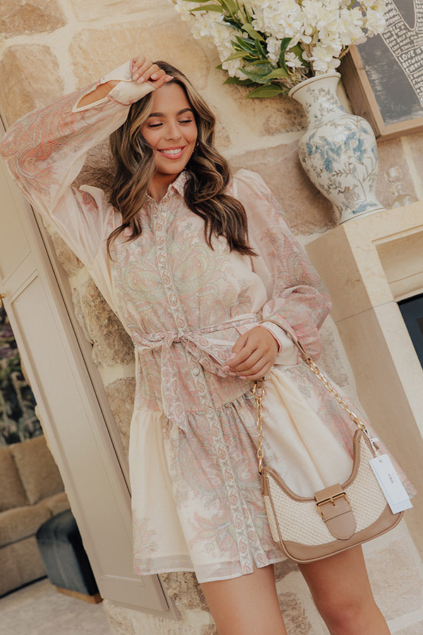 Champagne Daydream Floral Mini Dress Impressions Online Boutique Champagne Daydream Floral Mini Dress Impressions Online Boutique