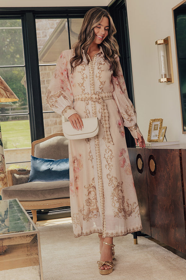 Versailles Bound Floral Midi Dress Image - 2