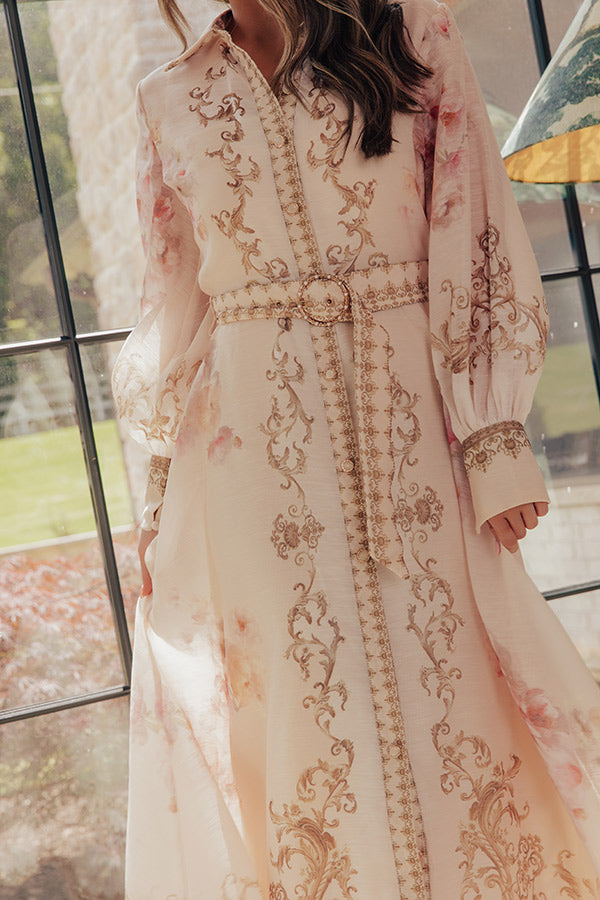 Versailles Bound Floral Midi Dress Image - 4