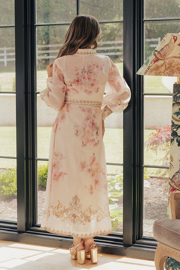 Versailles Bound Floral Midi Dress Image - 3