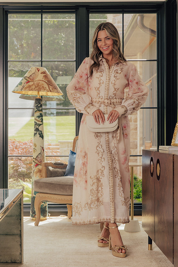 Versailles Bound Floral Midi Dress Image - 5