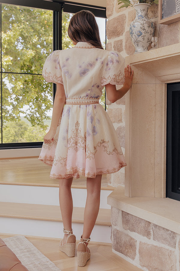 Chateau Views Floral Mini Dress Image - 3