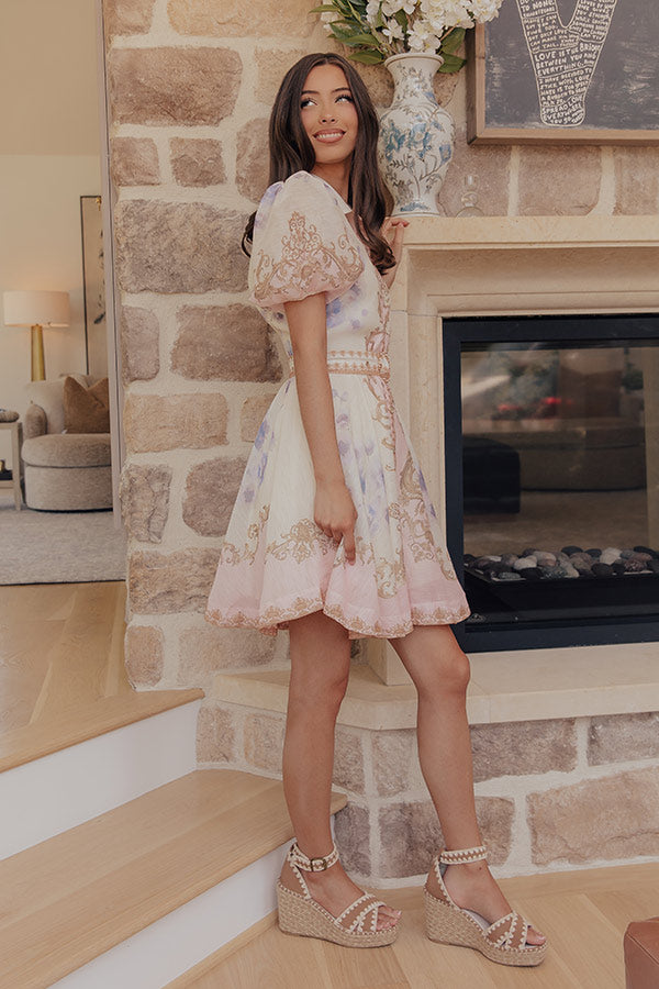 Chateau Views Floral Mini Dress Image - 2