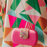 The Dolly Tweed Hard Shell Clutch Image - 1