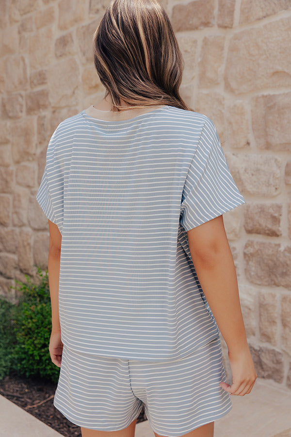 Seaside Sunday Stripe Tee Image - 3