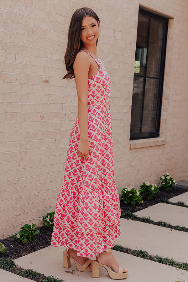 Meadow Bloom Floral Midi Dress Image - 4