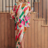 Valencia Mosaic Asymmetrical Mini Dress Image - 1