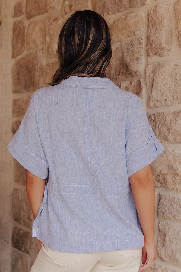 Dockside Darling Button Up Top Image - 4